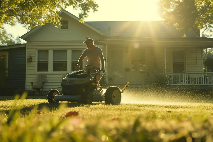 lawn mower machine